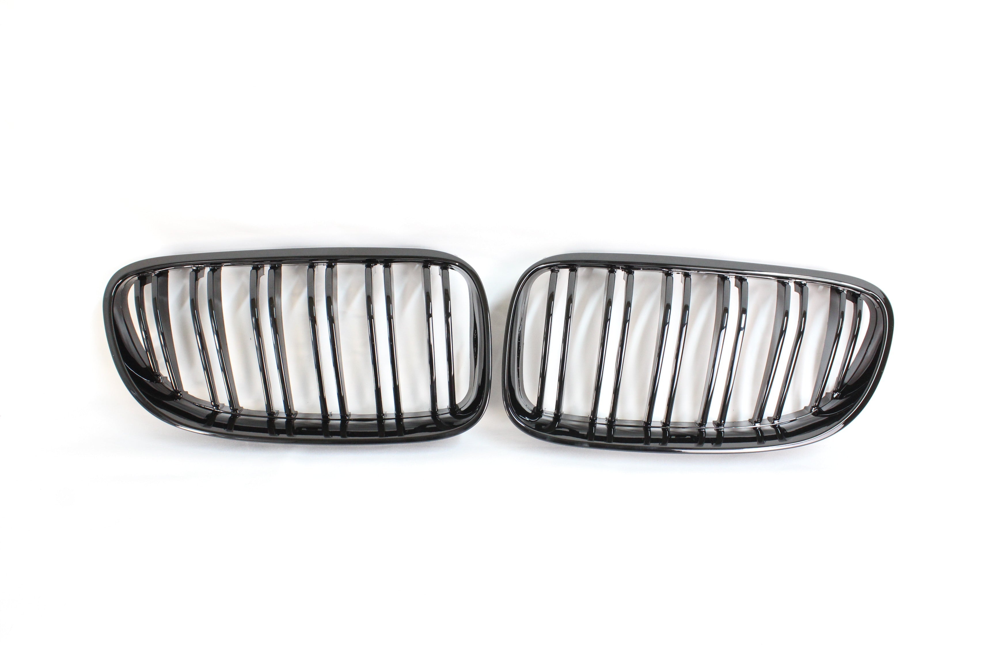 BMW 3 SERIES E92 & E93 LCI DOUBLE SLAT BLACK GRILLS - BLAK BY CT CARBON - CT Carbon