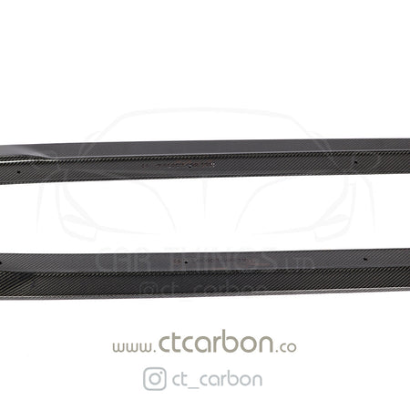 AUDI R8 V10 GEN 2 CARBON FIBRE SIDE SKIRTS - CT CARBON - CT Carbon