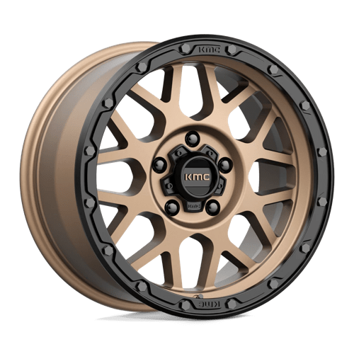 KMC GRENADE OFF-ROAD 17x9 ET18 5x127 MATTE BRONZE W/ MATTE BLACK LIP