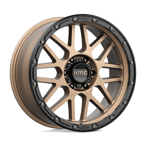 KMC GRENADE OFF-ROAD 20x9 ET18 6x135 MATTE BRONZE W/ MATTE BLACK LIP