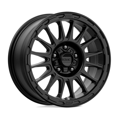 KMC IMPACT 17x8 ET38 5x108 SATIN BLACK