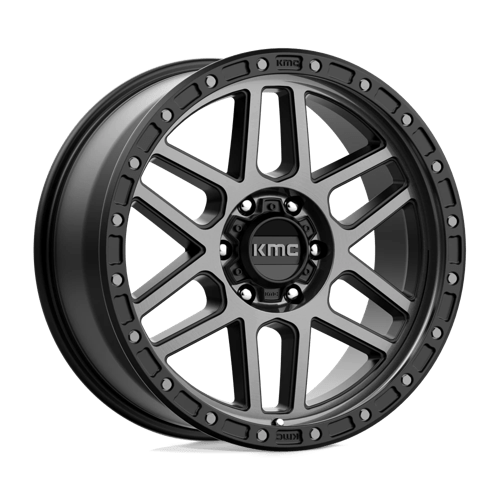 KMC MESA 20x9 ET18 6x139.7 SATIN BLACK W/ GRAY TINT