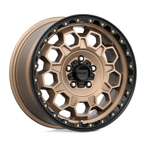 KMC TREK 17x8 ET38 5x108 MATTE BRONZE W/ BLACK LIP