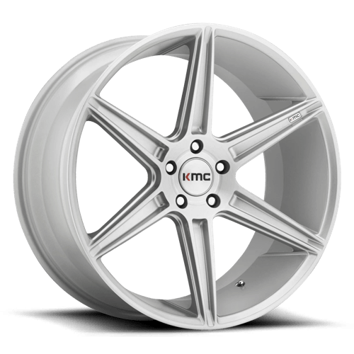 KMC PRISM 20x10.5 ET35 5x112 BRUSHED SILVER