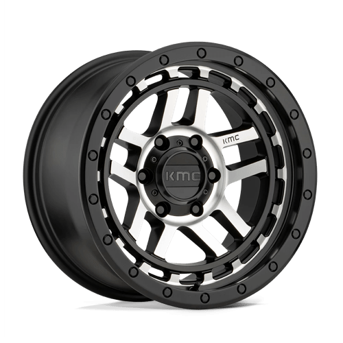 KMC RECON 18x8.5 ET0 5x127 SATIN BLACK MACHINED