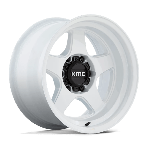 KMC LOBO 17x8.5 ET18 6x139.7 GLOSS WHITE