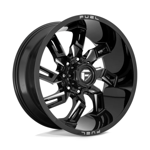 Fuel LOCKDOWN 1PC 20x9 ET1 5x127 GLOSS BLACK MILLED