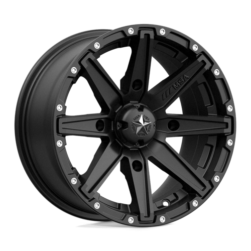 MSA Offroad Wheels CLUTCH 14x10 ET0 4x156 SATIN BLACK