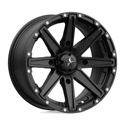 MSA Offroad Wheels CLUTCH 15x7 ET10 4x110 SATIN BLACK