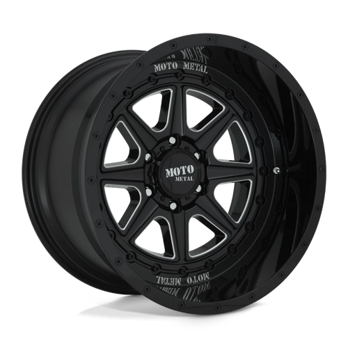 Moto Metal PHANTOM 20x10 ET-18 6x139.7 GLOSS BLACK MILLED
