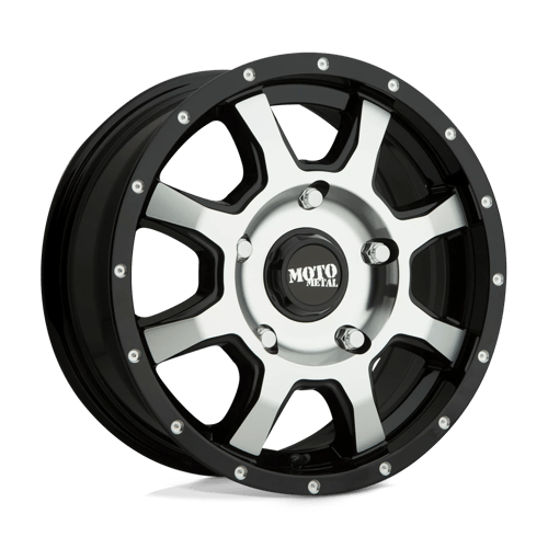 Moto Metal MO970 17x8 ET50 5x130 GLOSS BLACK W/ MACHINED FACE