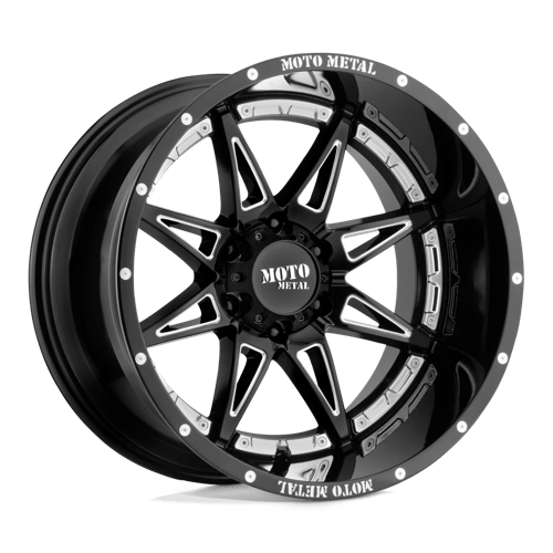 Moto Metal HYDRA 20x9 ET0 6x135 GLOSS BLACK MILLED