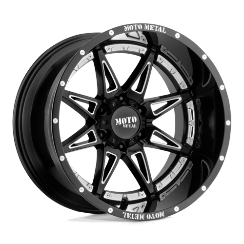 Moto Metal HYDRA 20x9 ET18 5x127 GLOSS BLACK MILLED