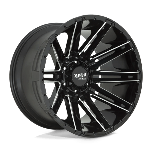 Moto Metal KRAKEN 20x10 ET-18 5x139.7 GLOSS BLACK MILLED