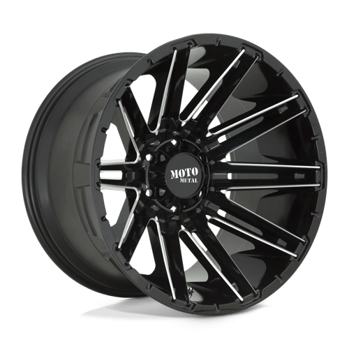 Moto Metal KRAKEN 20x9 ET0 5x127 GLOSS BLACK MILLED