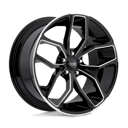 Foose OUTCAST 1PC 18x8 ET40 5x120 GLOSS BLACK MILLED