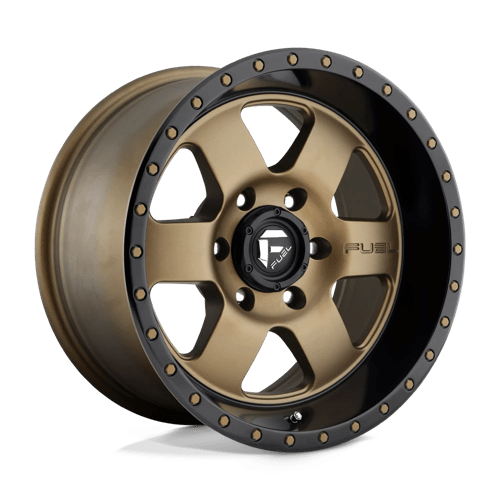 Fuel PODIUM 1PC 18x9 ET1 6x139.7 MATTE BRONZE BLACK BEAD RING