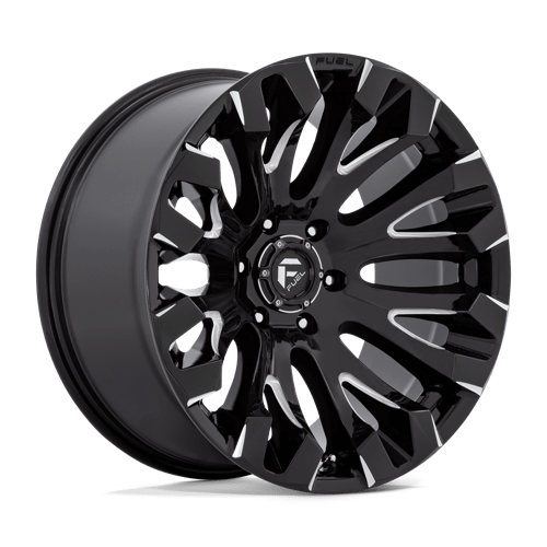 Fuel QUAKE 1PC 20x9 ET1 5x127 GLOSS BLACK MILLED