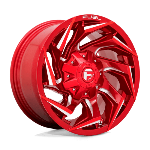 Fuel REACTION 1PC 15x8 ET-12 5x139.7 CANDY RED MILLED