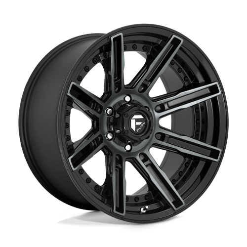 Fuel ROGUE 1PC 20x10 ET-18 6x135 GLOSS MACHINED DOUBLE DARK TINT