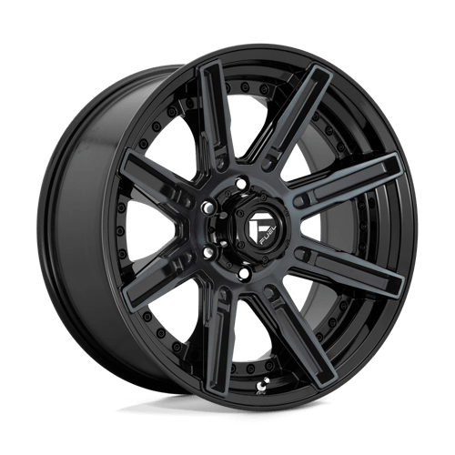 Fuel ROGUE 1PC 20x9 ET1 5x127 GLOSS MACHINED DOUBLE DARK TINT