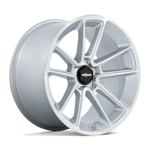 Rotiform BTL 21x10.5 ET15 5x120 GLOSS SILVER W/ MACHINED FACE