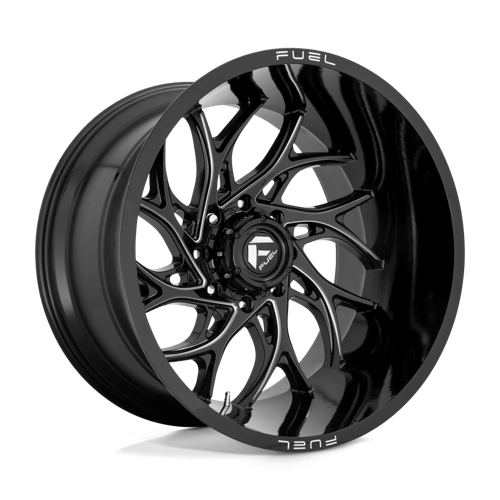 Fuel RUNNER 1PC 20x9 ET1 5x127 GLOSS BLACK MILLED