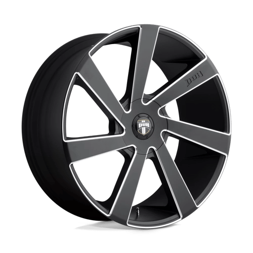 DUB DIRECTA 1PC 20x8.5 ET45 5x108, 5x114.3 MATTE BLACK MILLED