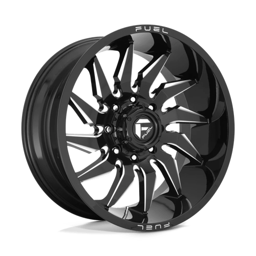 Fuel SABER 1PC 20x9 ET1 5x127 GLOSS BLACK MILLED