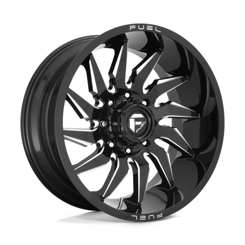 Fuel SABER 1PC 22x10 ET-18 5x139.7 GLOSS BLACK MILLED