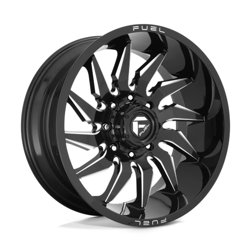 Fuel SABER 1PC 22x10 ET-18 8x180 GLOSS BLACK MILLED