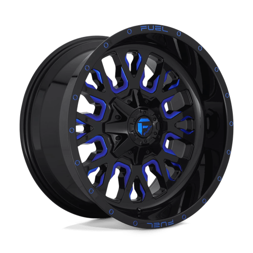 Fuel STROKE 1PC 17x9 ET1 6x135, 6x139.7 GLOSS BLACK BLUE TINTED CLEAR