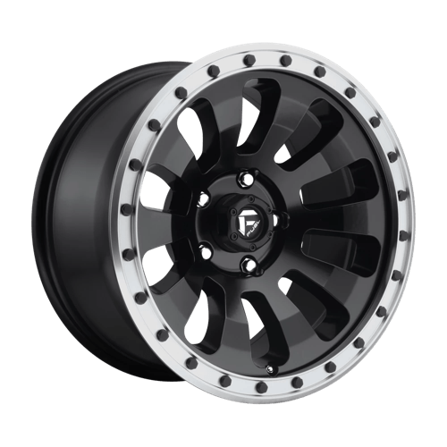 Fuel TACTIC 1PC 20x9 ET20 5x150 MATTE BLACK MACHINED RING