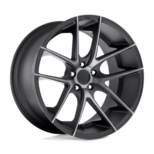 Niche TARGA 1PC 18x8 ET40 5x108 MATTE BLACK DOUBLE DARK TINT