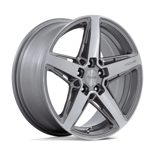 Niche TERAMO 1PC 18x8 ET40 5x120 ANTHRACITE BRUSHED FACE TINT CLEAR