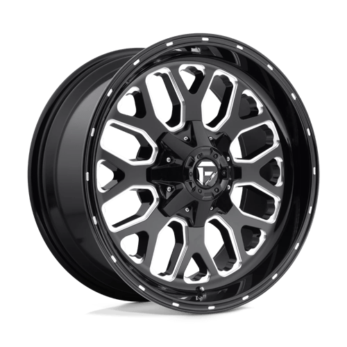 Fuel TITAN 1PC 20x10 ET-18 8x180 GLOSS BLACK MILLED