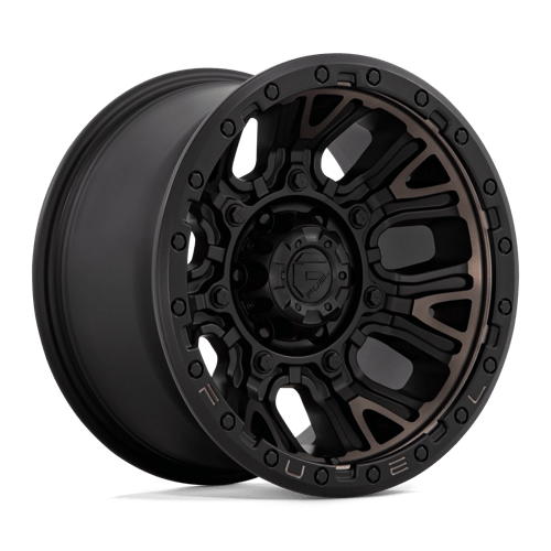 Fuel TRACTION 1PC 17x9 ET1 5x127 MATTE BLACK W/ DOUBLE DARK TINT