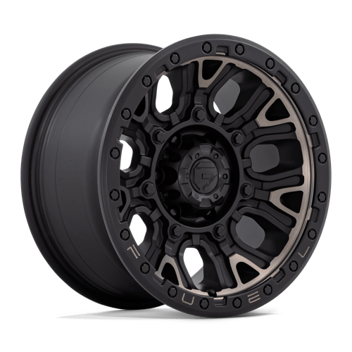 Fuel TRACTION 1PC 17x9 ET1 6x139.7 MATTE BLACK W/ DOUBLE DARK TINT