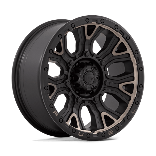 Fuel TRACTION 1PC 20x9 ET1 6x139.7 MATTE BLACK W/ DOUBLE DARK TINT