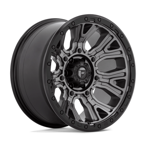 Fuel TRACTION 1PC 20x10 ET-18 6x139.7 MATTE GUNMETAL W/ BLACK RING