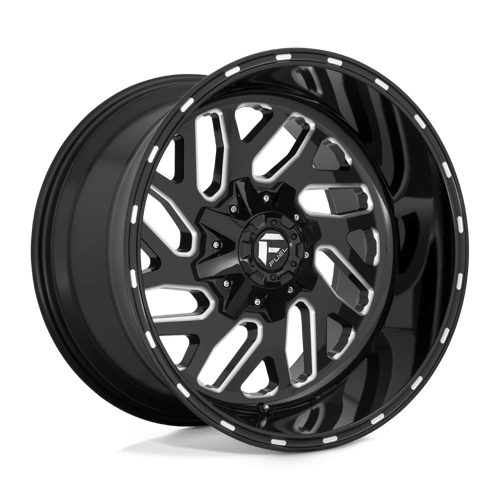 Fuel TRITON 1PC 22x14 ET-75 6x135, 6x139.7 GLOSS BLACK MILLED