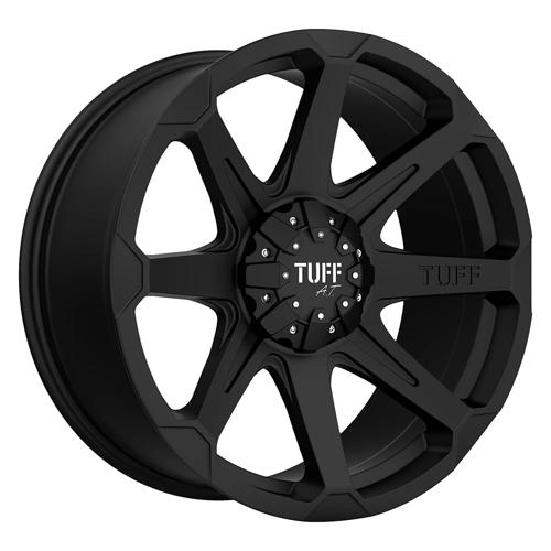 Tuff T05 17x9 ET20 5x120, 5x127 SATIN BLACK