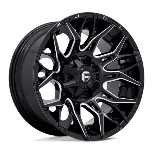 Fuel TWITCH 1PC 20x10 ET-18 6x135, 6x139.7 GLOSSY BLACK MILLED