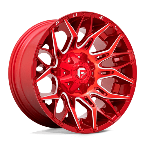 Fuel TWITCH 1PC 20x10 ET-18 5x114.3, 5x127 CANDY RED MILLED