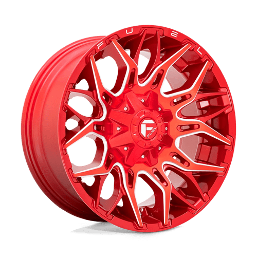 Fuel TWITCH 1PC 22x10 ET-18 5x114.3, 5x127 CANDY RED MILLED