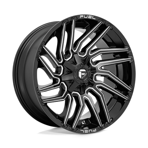 Fuel TYPHOON 1PC 22x10 ET-18 8x180 GLOSS BLACK MILLED