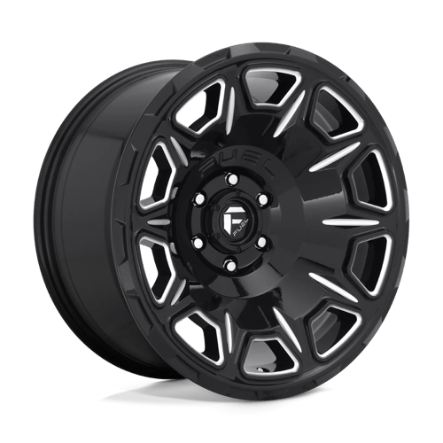 Fuel VENGEANCE 1PC 17x9 ET-12 6x139.7 GLOSS BLACK MILLED