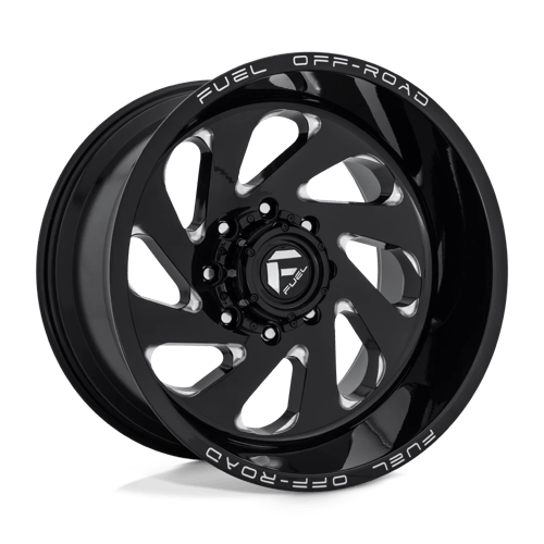 Fuel VORTEX 1PC 20x10 ET-18 6x139.7 GLOSS BLACK MILLED