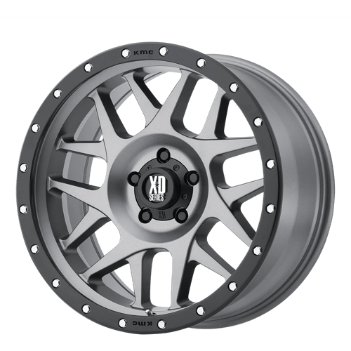 XD BULLY 18x9 ET18 6x135 MATTE GRAY W/ BLACK RING