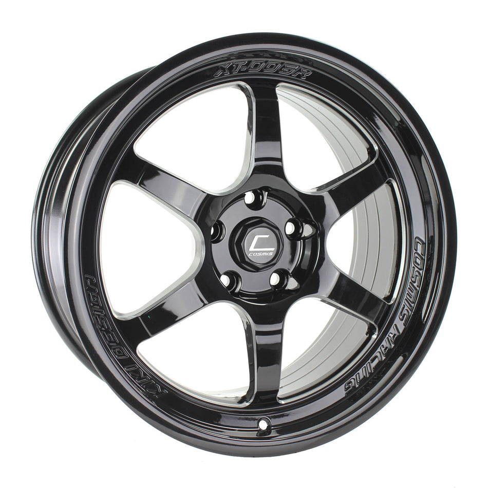 Cosmis XT-006R 18x9 ET30 5x114.3 Black w/Machined Spokes